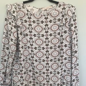 Ann Taylor Loft white and earth tones - Small -Excellent condition